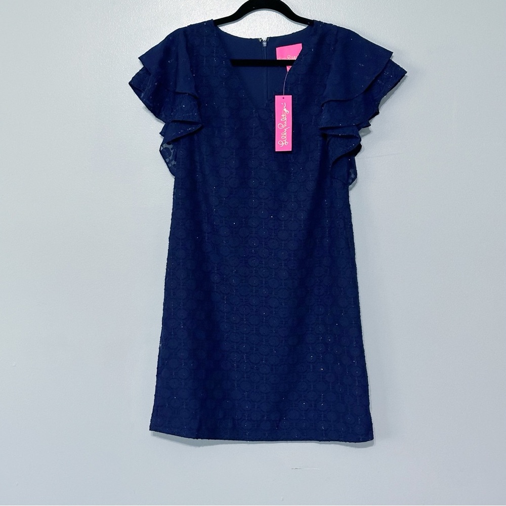 NWT Lilly Pulitzer Kathie True Navy Tanzanian clip Midi Dress
Size 2 - Picture 4 of 10